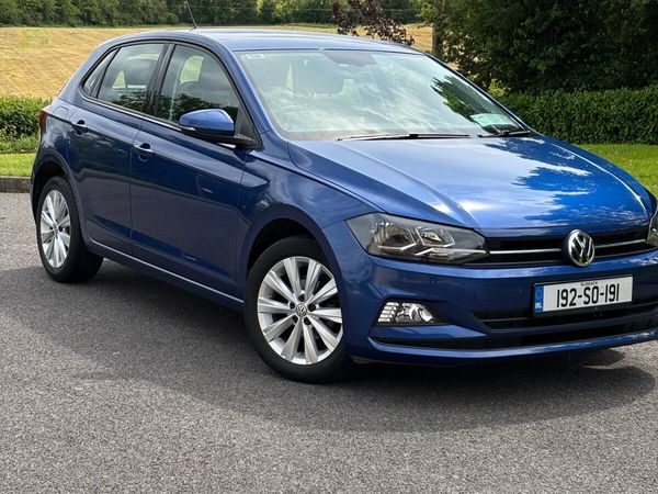 Volkswagen Polo Hatchback, Petrol, 2019, Blue