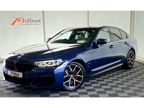 BMW 5-Series Saloon, Diesel, 2022, Blue