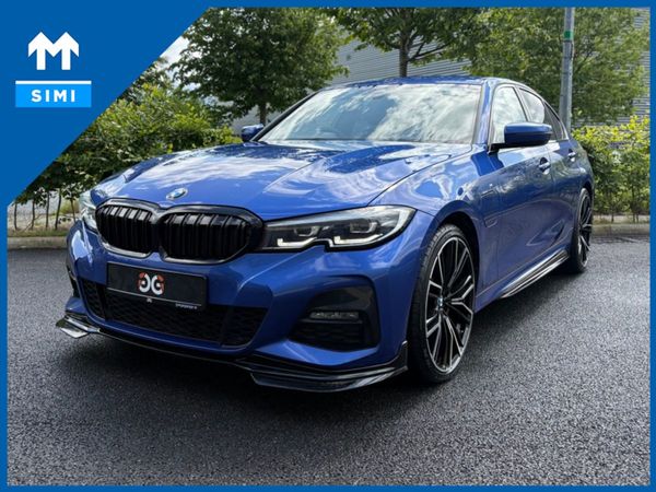 BMW 3-Series Saloon, Petrol Plug-in Hybrid, 2019, Blue