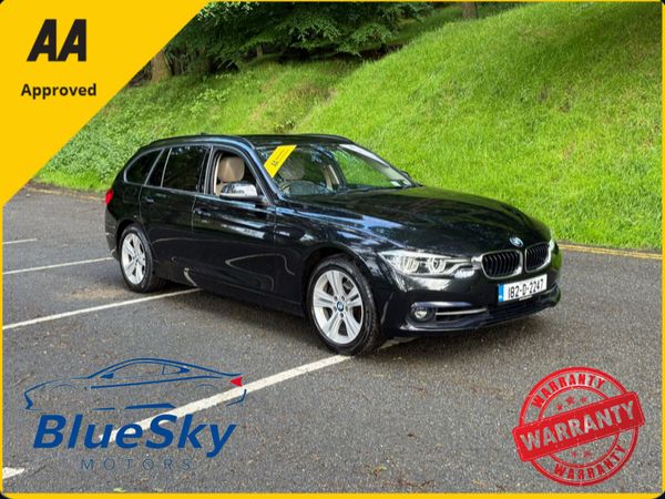 BMW 3-Series Estate, Petrol, 2018, Black
