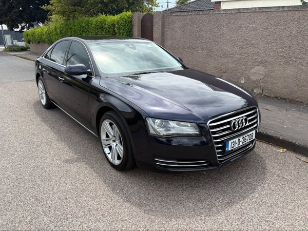 Audi A8 Saloon, Diesel, 2013, Blue