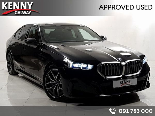 BMW 5-Series Saloon, Hybrid, 2024, Black