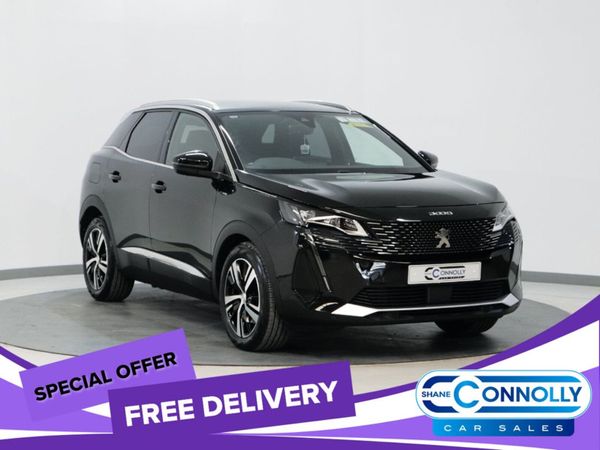 Peugeot 3008 SUV, Petrol Hybrid, 2023, Black
