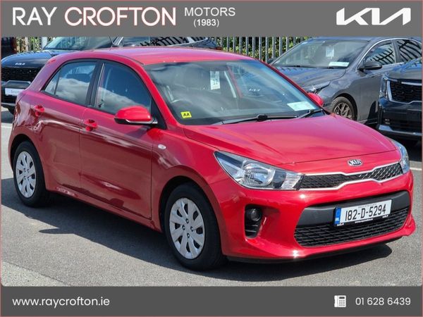 Kia Rio Hatchback, Petrol, 2018, Red
