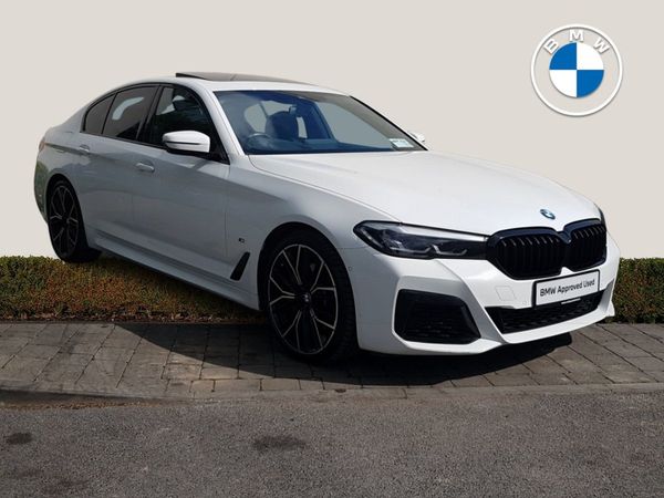BMW 5-Series Saloon, Diesel, 2022, White