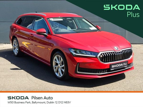 Skoda Superb Estate, Diesel, 2025, Red