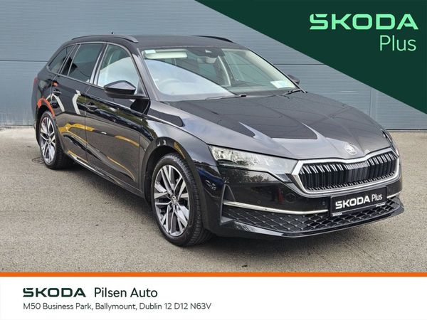 Skoda Octavia Estate, Petrol, 2024, Black