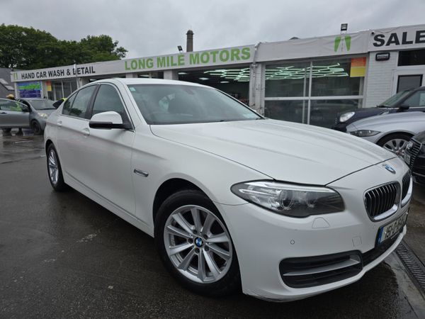 BMW 5-Series Saloon, Diesel, 2015, White