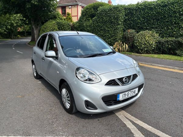 Nissan March Hatchback, Petrol, 2017, Silver
