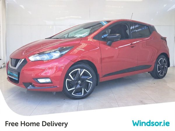 Nissan Micra Hatchback, Petrol, 2022, Red
