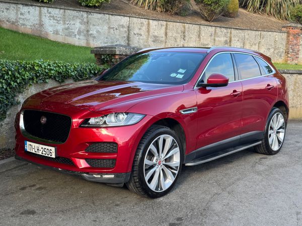 Jaguar F-Pace SUV, Diesel, 2017, Red