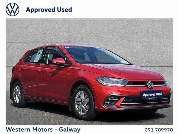 Volkswagen Polo Hatchback, Petrol, 2023, Red