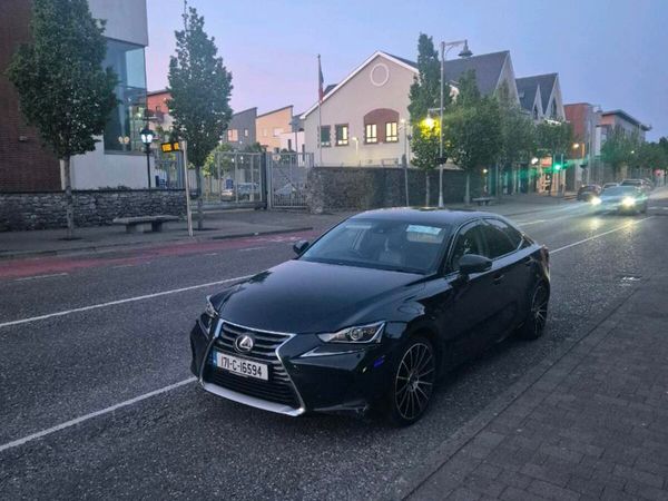 Lexus IS Saloon, Petrol Hybrid, 2017, Black