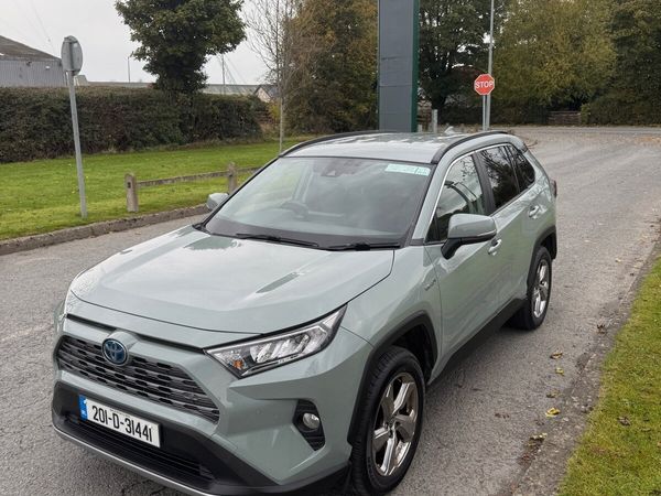 Toyota RAV4 SUV, Petrol Hybrid, 2020, Green