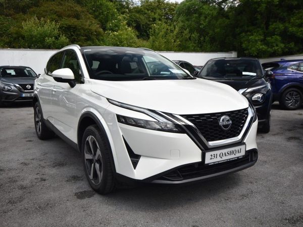 Nissan Qashqai SUV, Petrol Hybrid, 2023, White
