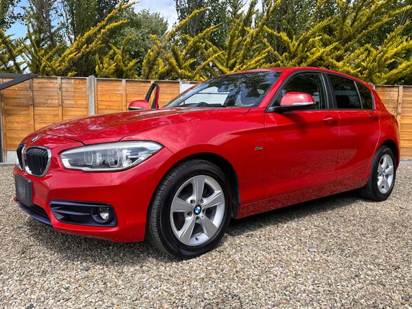 BMW 1-Series Hatchback, Diesel, 2017, Red