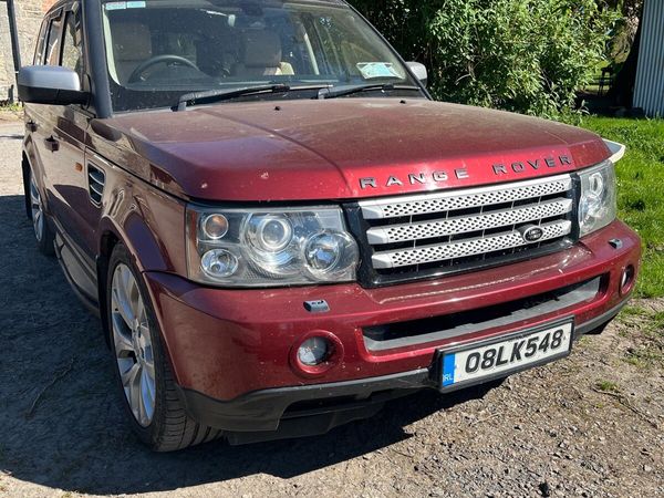 Land Rover Range Rover Sport SUV, Diesel, 2008, Red