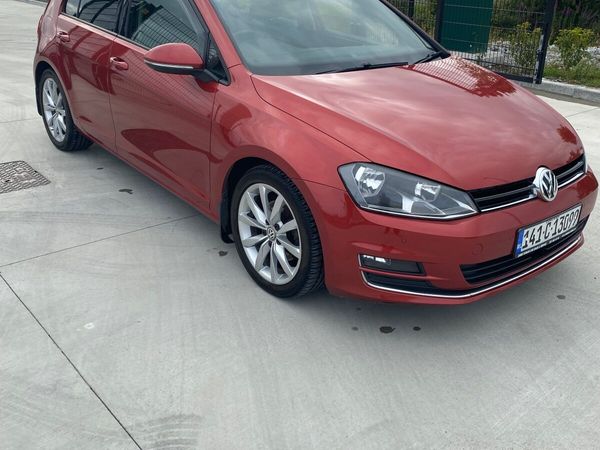 Volkswagen Golf Hatchback, Diesel, 2014, Red