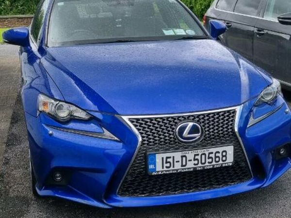Lexus IS Saloon, Petrol Hybrid, 2015, Blue