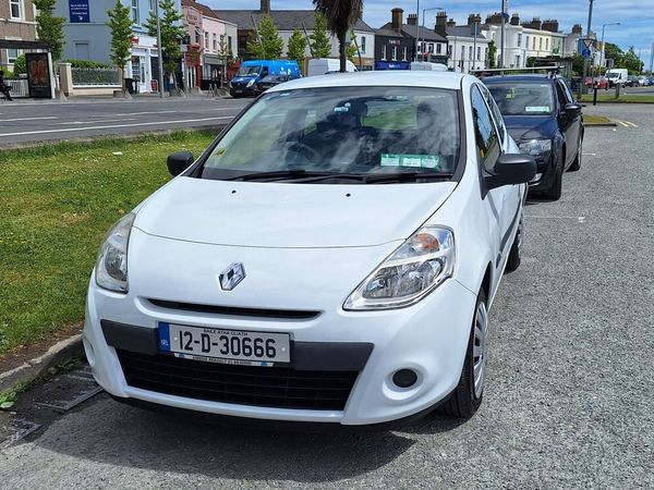 Renault Clio Hatchback, Ethanol Petrol, 2012, White