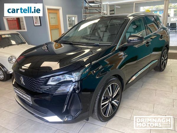Peugeot 3008 SUV, Petrol Hybrid, 2021, Black