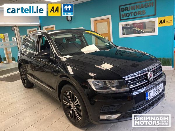 Volkswagen Tiguan SUV, Diesel, 2017, Black