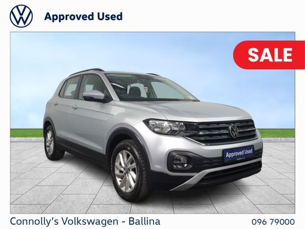 Volkswagen T-Cross Crossover, Petrol, 2021, Silver