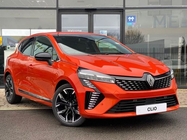 Renault Clio Hatchback, Petrol Hybrid, 2024, Orange