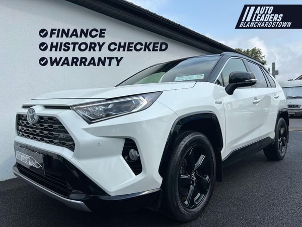 Toyota RAV4 SUV, Petrol Hybrid, 2019, White