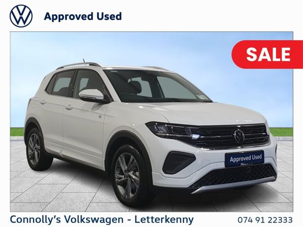 Volkswagen T-Cross Crossover, Petrol, 2024, White
