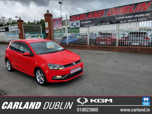 Volkswagen Polo Hatchback, Petrol, 2016, Red