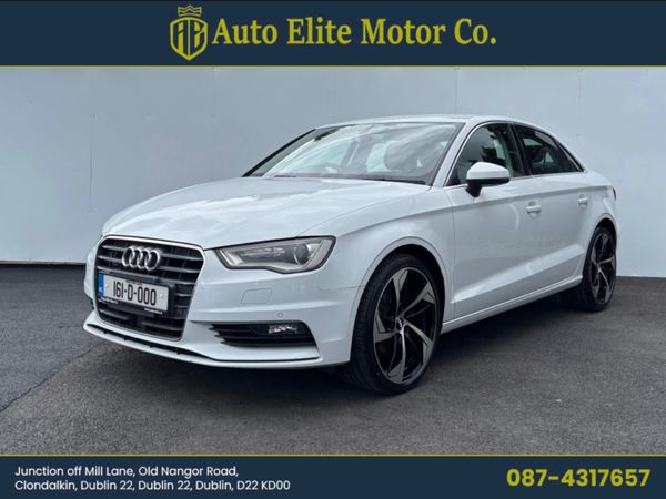 Audi A3 Saloon, Petrol, 2016, White