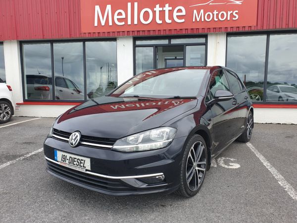 Volkswagen Golf Hatchback, Diesel, 2019, Black