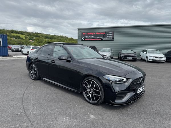 Mercedes-Benz C-Class Saloon, Diesel Hybrid, 2024, Black