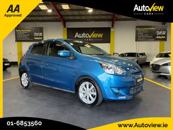 Mitsubishi Mirage Hatchback, Petrol, 2015, Blue