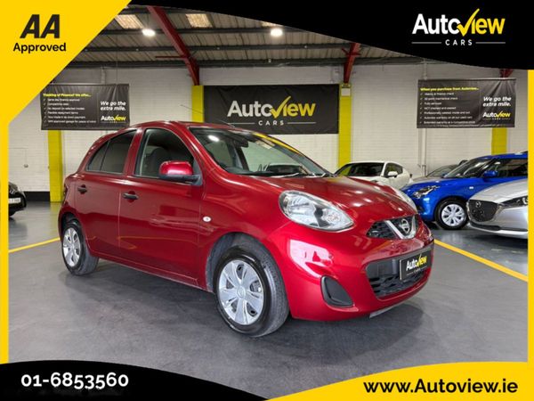 Nissan March Hatchback, Petrol, 2021, Red