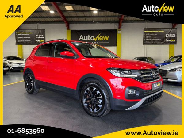 Volkswagen T-Cross SUV, Petrol, 2021, Red