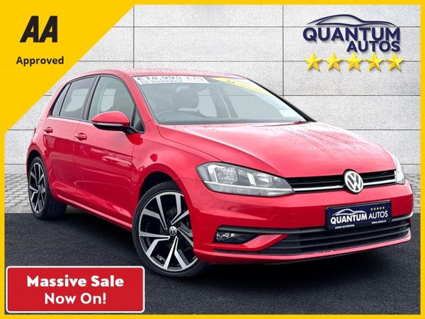 Volkswagen Golf Hatchback, Diesel, 2019, Red