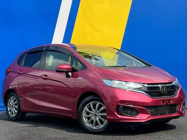 Honda Fit Hatchback, Petrol Hybrid, 2018, Red