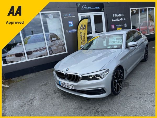 BMW 5-Series Saloon, Diesel, 2018, Silver