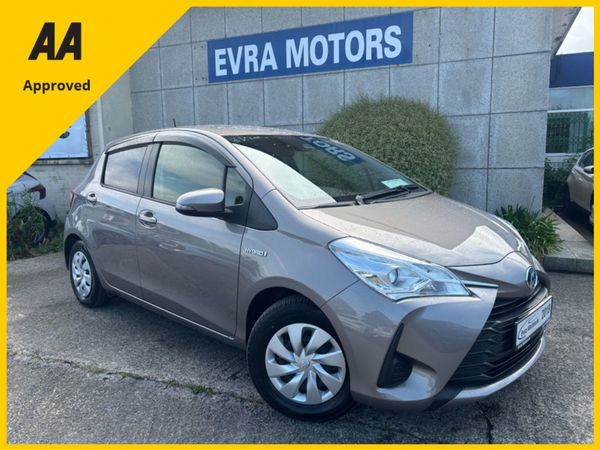 Toyota Vitz Hatchback, Petrol Hybrid, 2019, Beige
