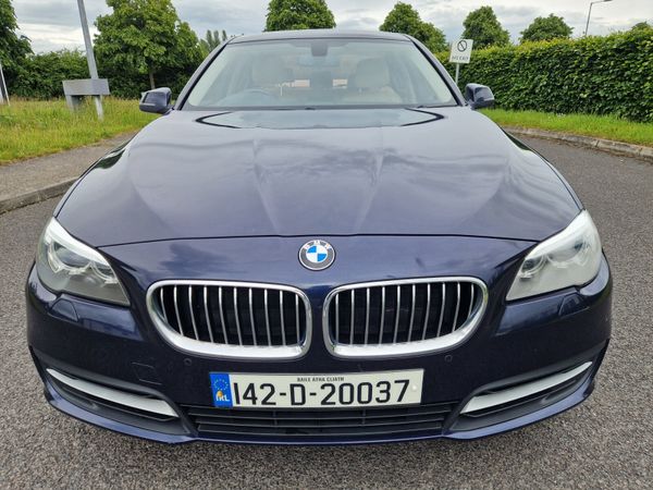 BMW 5-Series Saloon, Diesel, 2014, Blue