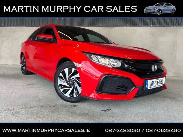 Honda Civic Hatchback, Petrol, 2018, Red