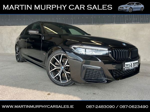 BMW 5-Series Saloon, Diesel Hybrid, 2021, Black