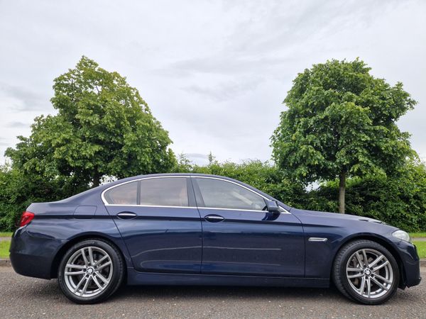 BMW 5-Series Saloon, Diesel, 2014, Blue