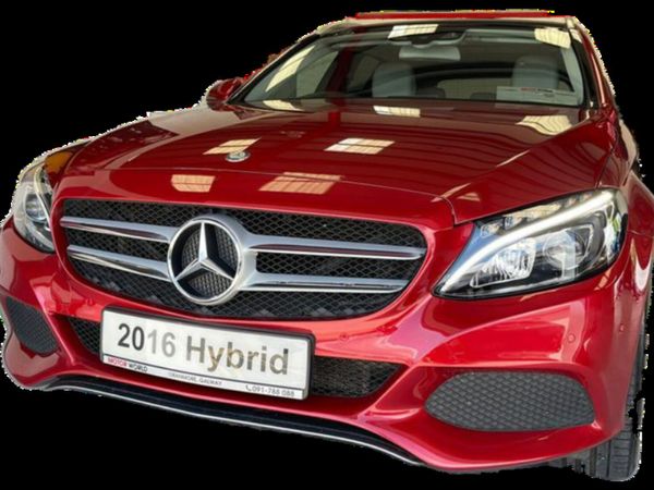 Mercedes-Benz C-Class Estate, Petrol Plug-in Hybrid, 2016, Red