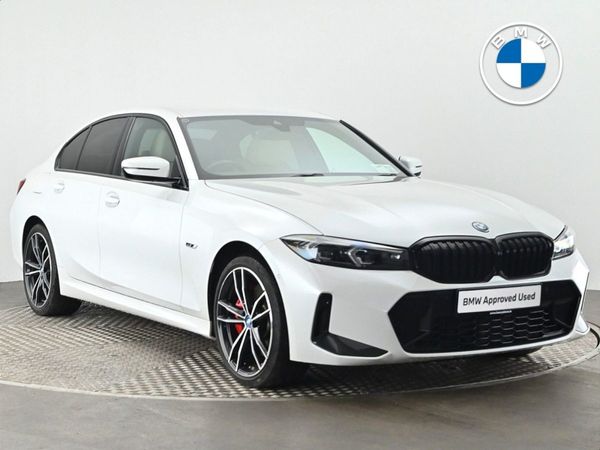 BMW 3-Series Saloon, Petrol Plug-in Hybrid, 2023, White