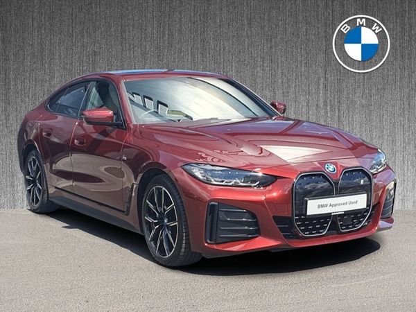 BMW i4 Hatchback, Electric, 2022, Red