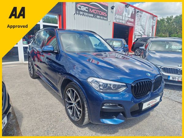 BMW X3 SUV, Petrol Plug-in Hybrid, 2021, Blue