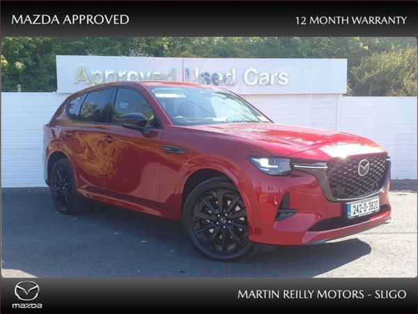 Mazda CX-60 SUV, Petrol Plug-in Hybrid, 2024, Red